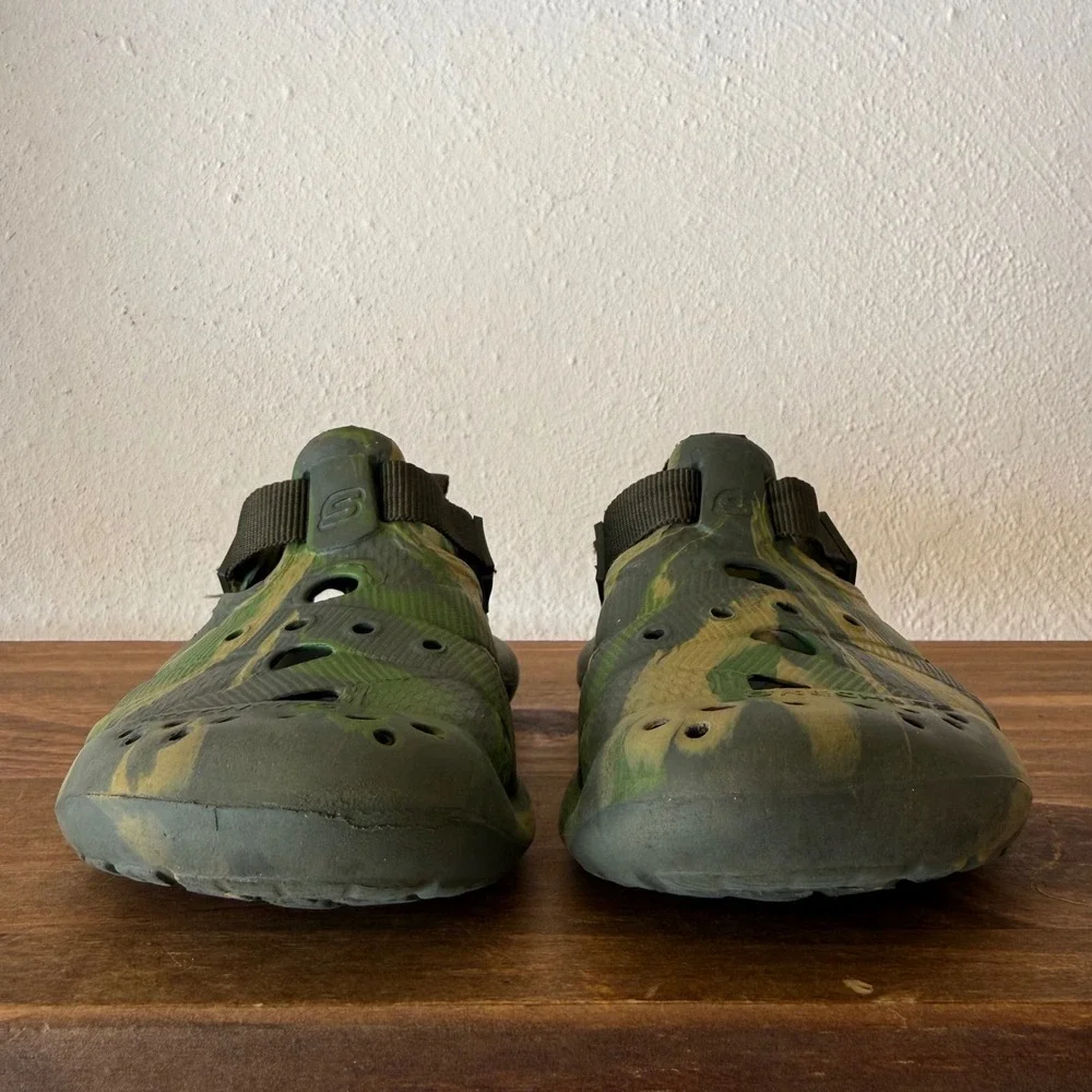 Skechers Foamies Koolers Swurlz Camo Water Sandals Toddler Size 7